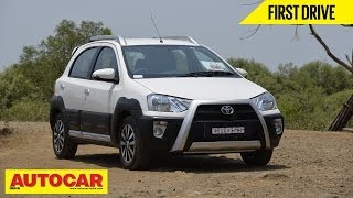 Toyota Etios Cross  First Drive Video Review  Autocar India [upl. by Tiphanie]