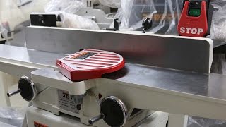 Jet JJ6HHDX Jointer with Helical Head Review [upl. by Yeldnarb]