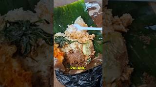 Nasi padang spesial diantar big boss  rendang dan telur Mangan wuenak [upl. by Eioj]