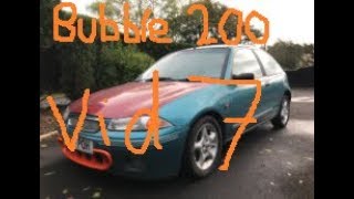 Rover 200 mk3 Bubble T16 Turbo  Video 7 Sill replacement part 1 [upl. by Fazeli]