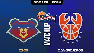 Osos de Manatí vs Cangrejeros de Santurce  BSN2024 [upl. by Tiena]