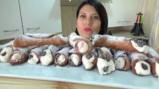 CANNOLIS EN CASA DELICIOSOS Silvana Cocina ❤ [upl. by Dasi]