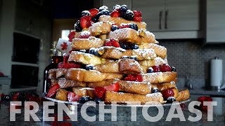 Epic French Toast Food Challenge [upl. by Cartwright356]