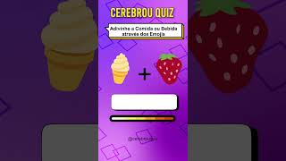 Qual é a comida ou bebida pelos emojis quiz comida bebida emoji divertido quizinteligente [upl. by Queen]