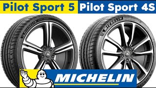 Michelin Pilot Sport 5 vs Michelin Pilot Sport 4S [upl. by Cristiano]