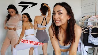 Honest Physiq Apparel Try On Haul  FrontSeamFree Shorts amp Leggings [upl. by Ainet]