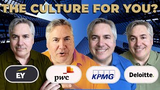 Big 4 Deloitte PwC EY KPMG Cultures Which is right for you [upl. by Nihi]