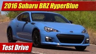 2016 Subaru BRZ SeriesHyperBlue Test Drive [upl. by Yblehs]