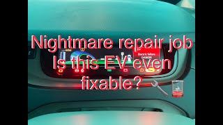 Nightmare EV repair job  is this electric car even fixable Renault Zoe ZE22 5AQ  Electric failure [upl. by Gitlow292]