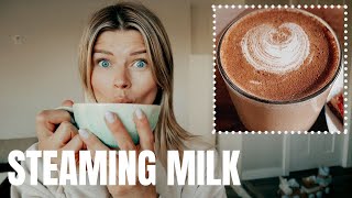 How to steam milk with Breville Espresso Machine  MICROFOAM [upl. by Almat785]