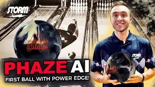 Storm Phaze AI With Power Edge NEW Bowling Ball Review with Andrew Orf [upl. by Cavill]