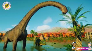 RELEASE HERBIVORE DINOSAURS IN PENNSYLVANIA  JURASSIC WORLD EVOLUTION 2  JURASSIC PARK [upl. by Eylrahc]