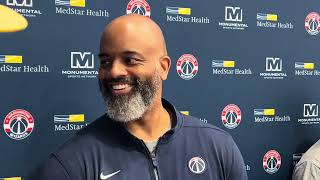 2023 Washington Wizards Training Camp Wes Unseld Jr Availability [upl. by Aliber]