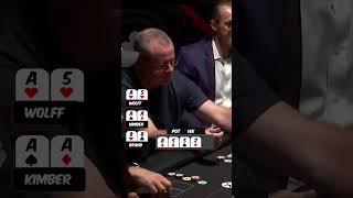 The Worlds MOST interesting POKER FLOP shorts poker [upl. by Necaj210]