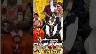 Napoleon Son Dhanoosh Wedding in Japan 💑 wedding nepoleon dhanush japan handicappedlifestyle [upl. by Rosenquist]