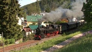 Mit 94 1538 von Ilmenau und Stützerbach zum Rennsteig Dampflok  Eisenbahn  Steam Train [upl. by Odlaumor]