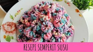 Resepi Semperit Susu Unicorn  Semperit Anzalna  Edda Masak [upl. by Anyad391]