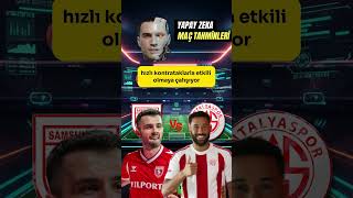 Yapay Zeka Haftanın Süper Lig Maçlarını Tahmin Ediyor 0104 Kasım PART9 süperlig [upl. by Eliga402]