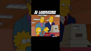 La Primera PC de la Escuela 😃 thesimpsons homersimpson humor shorts shortsfeed shortsviral [upl. by Gaves]