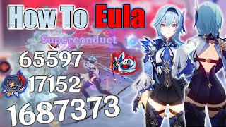 NEW BEST Eula UPDATED GUIDE All Weapons Artifacts Builds amp Teams Simplified  Genshin Impact [upl. by Nahsed871]