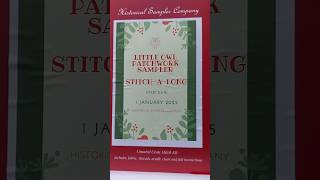 Historical Sampler Company Little Owl Patchwork Sampler SAL Kit unboxing [upl. by Alric]