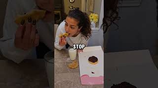 Right way to eat crumbl cookie shorts funny youtubeshorts food short newyoutuber trending fy [upl. by Zerla153]