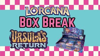 Lorcana Box Break  Ursulas Return [upl. by Yral]