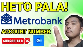 Find Your Metrobank Account Number in 1 Minute Without Stress [upl. by Htur]