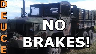 Total Brake Failure In a Deuce and a Half [upl. by Malamut449]