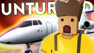 MASSIVE AIRSHIP  Unturned Funny Moments Unturned Mods  RP [upl. by Piks94]