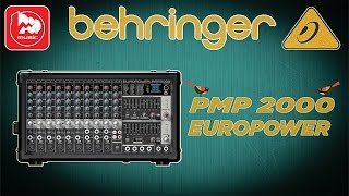 BEHRINGER PMP2000  микшерный усилитель Powered Mixer [upl. by Coats]