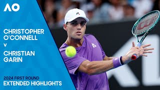 Christopher OConnell v Christian Garin Extended Highlights  Australian Open 2024 First Round [upl. by Otrebire473]