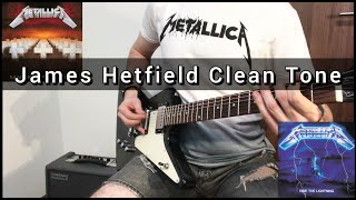 James Hetfield Live Clean Tone  EMG HET SET  Epiphone Explorer Korina [upl. by Johansen]