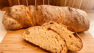 Ciabatta schnell und einfach Italian bread  fast and easy [upl. by Scully]