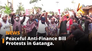 Peaceful AntiFinance Bill Protests in Gatanga [upl. by Osner]