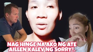 NAG HINGE NA AKO NG SORRY KAY ATE AILEEN KALEVSANA MAPATAWAD NILA AK0 😥aileenkalev [upl. by Sarita]