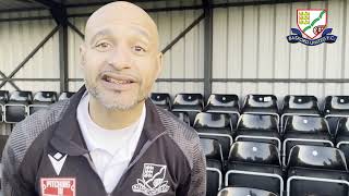 POST MATCH REACTION  MARTIN CARRUTHERS ANSTEY NOMADS FA TROPHY [upl. by Arta974]