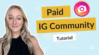 How to create a paid Instagram Community  Alternative to Instagram Subscriptions [upl. by Enalahs]