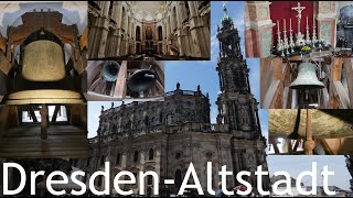 Dresden DD Glocken der Kathedral und ehem Hofkirche Ss Trinitatis Turmaufnahme [upl. by Ydrah]