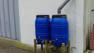 Instalación de depósitos para recoger agua de lluvia  Programa completo  Bricomanía [upl. by Adlesirg]