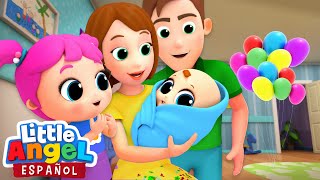 ¡Bienvenido Nuevo Hermanito Canción del nuevo Bebé  Canciones Infantiles  Little Angel Español [upl. by Sharpe]