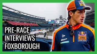 Chase Sexton Justin Barcia and more preview 2024 Foxborough SX  PreRace [upl. by Anaihk]