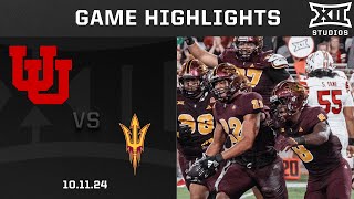 Utah vs Arizona State Highlights  2024 Big 12 Football [upl. by Oicnevuj751]