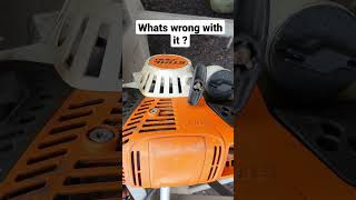 STIHL ENGINE WONT IDLE FS91 STRIMMER  LINE STRING TRIMMER  WEED WACKER shorts asmr powertools [upl. by Corvese703]