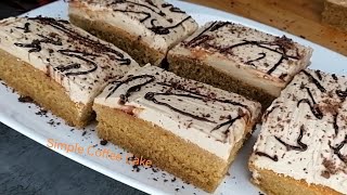 A Simple Coffee Cake Recipe Easy and Quick Incredibly Soft Delicious With Coffee Cream Topping 😋 [upl. by Agee154]