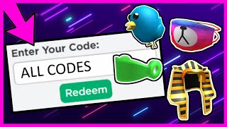 ALL ROBLOX PROMO CODES 2014  2022 [upl. by Yhtomit]