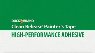 Clean Release® Painters Tape HighPerformance Adhesive [upl. by Nyladnohr446]