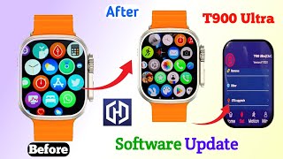 T900 Ultra Smartwatch Software Update Kaise Kare  How To Update T900 Ultra Smart Watch ⌚️ [upl. by Nedac648]