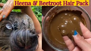 quotDiy Henna amp Beetroot Hair Packquot  Natural Beauty Solutionspritikapitara743 [upl. by Nlyak]