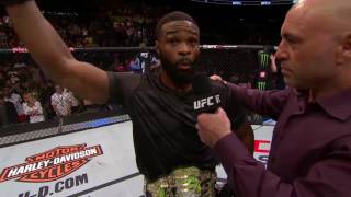 UFC 201 Tyron Woodley and Robbie Lawler Octagon Interview [upl. by Ogilvy]